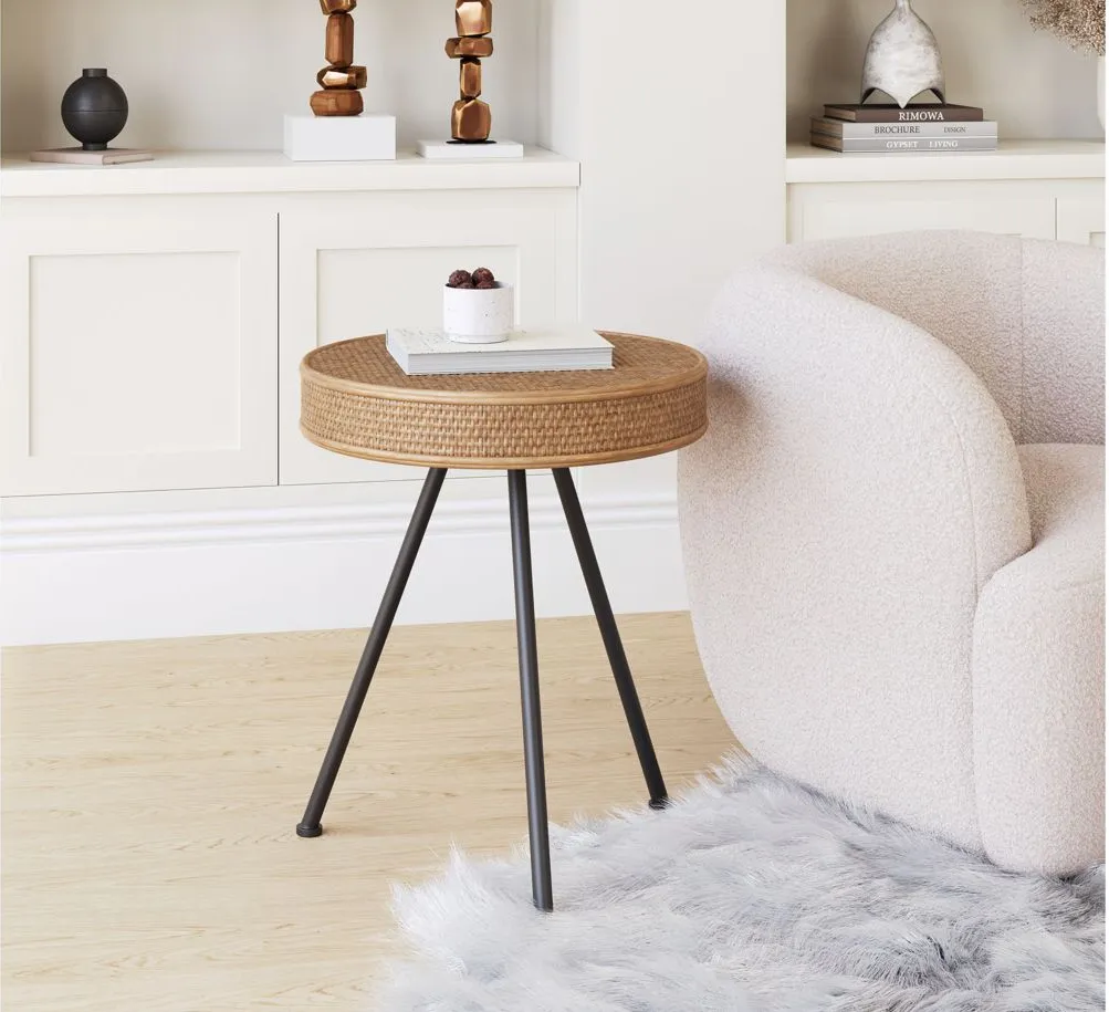 Stuart Side Table in Natural by Zuo Modern