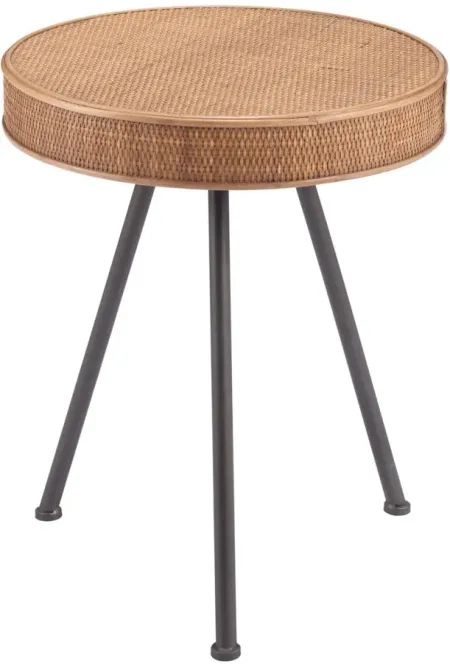 Stuart Side Table in Natural by Zuo Modern