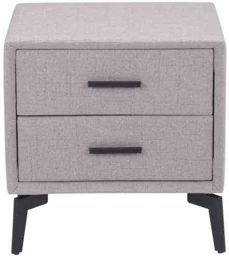 Halle Side Table in Gray by Zuo Modern