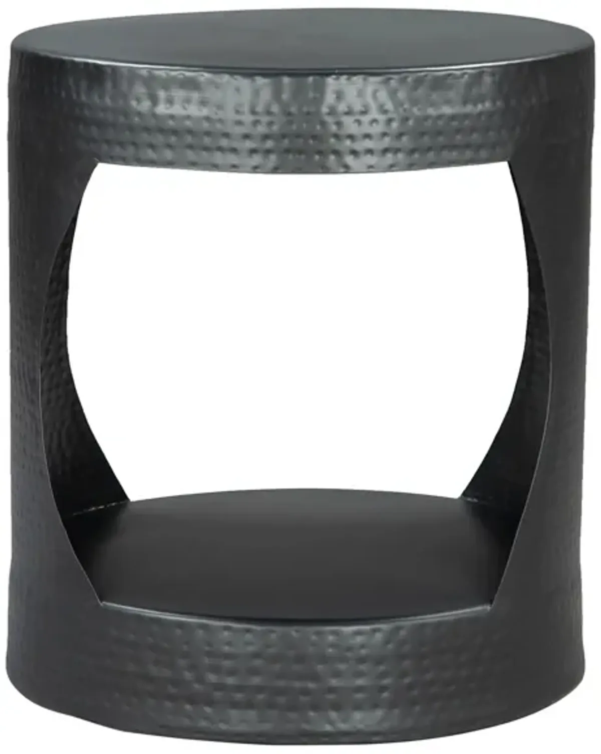 Nuuk Side Table in Black by Zuo Modern