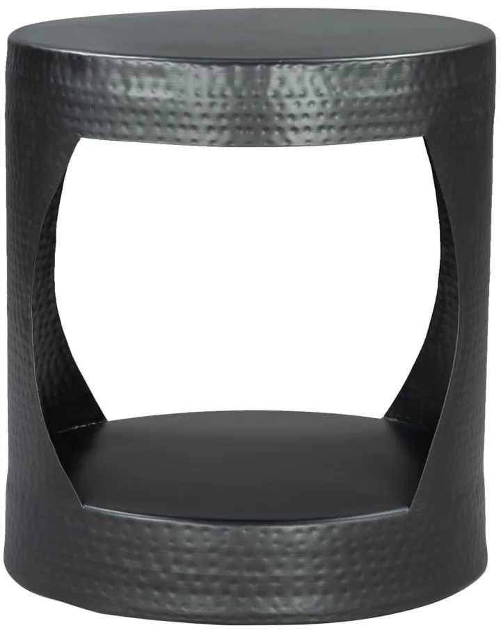 Nuuk Side Table in Black by Zuo Modern