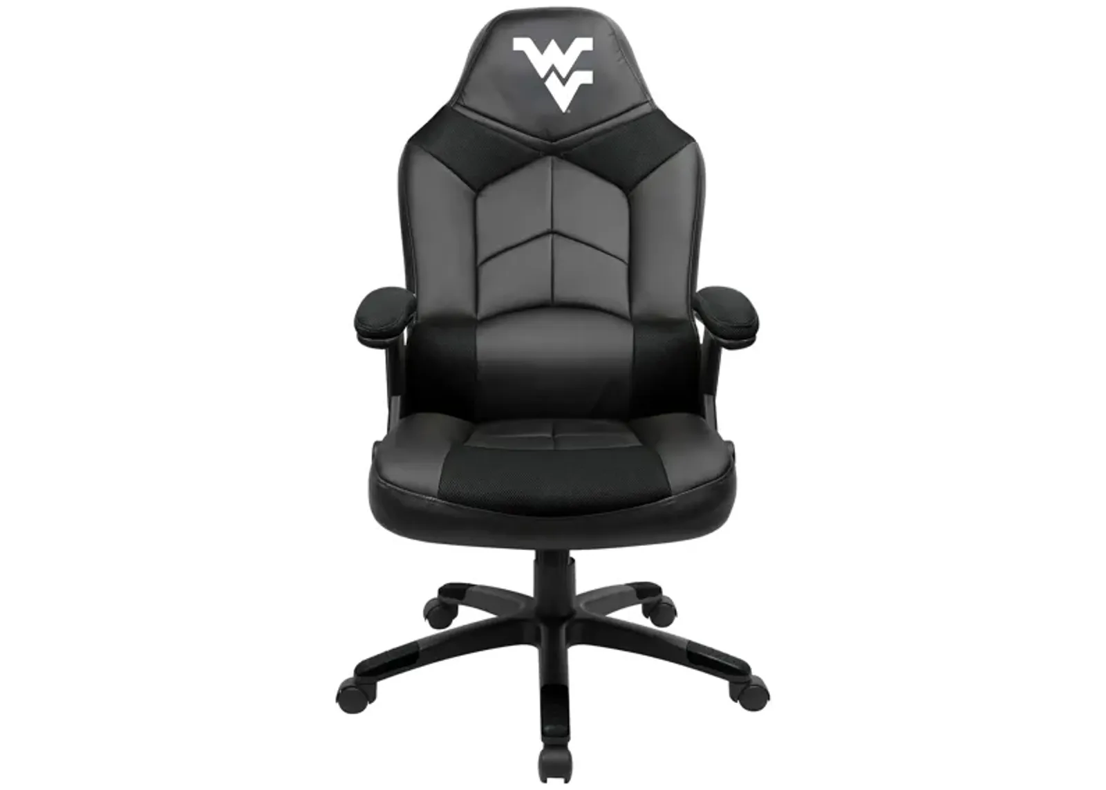 NCAA Faux Leather Oversized Gaming Chair in West Virginia University by Imperial International