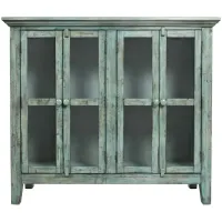 Rustic Shores 48" Accent Cabinet in Vintage Blue by Jofran