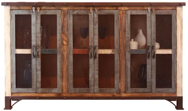 Antique 71" Console Table