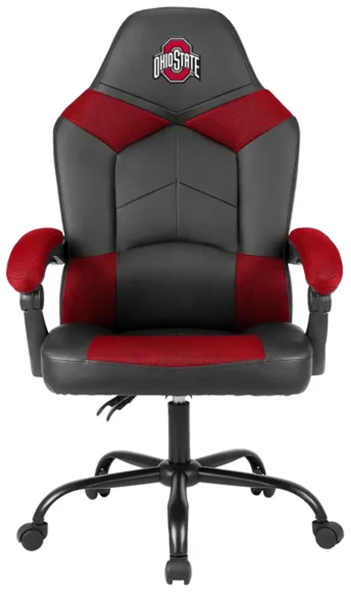 NCAA Faux Leather Oversized Gaming Chair in Ohio State University by Imperial International