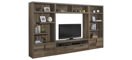 Northside Entertainment Center in Rustic Natural by Homelegance