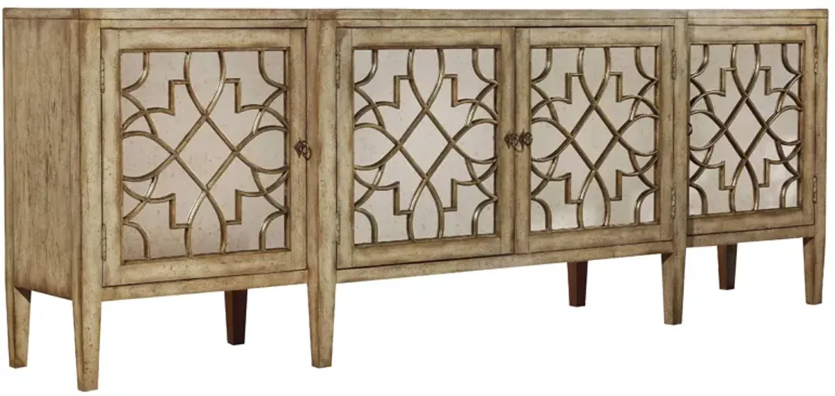 Sanctuary Rectangular Mirrored Console