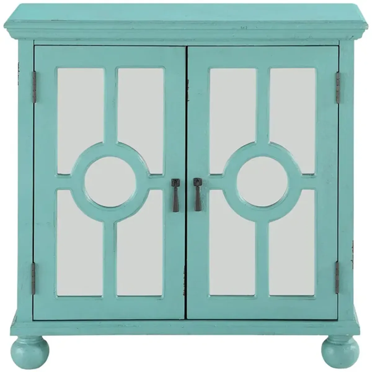 Chai Accent Chest in Antique Aqua by Homelegance