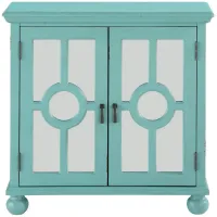 Chai Accent Chest in Antique Aqua by Homelegance