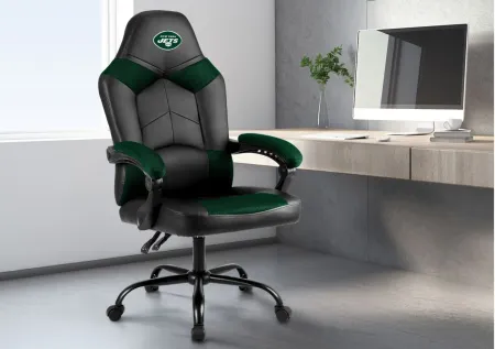 NFL Oversized Adjustable Office Chairs in New York Jets by Imperial International