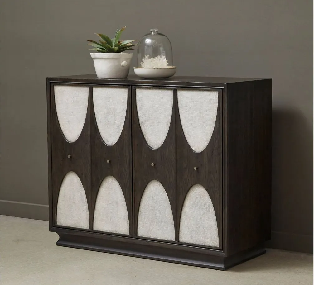 Cherisse 2 Door Wine Storage Bar Cabinet in Multi by Bellanest.