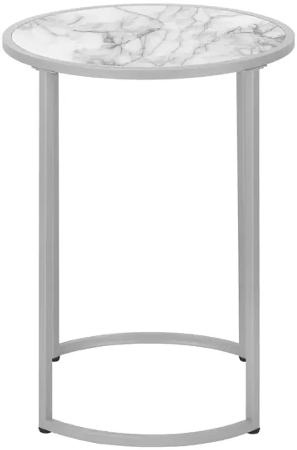Monarch Specialties Marble Accent Table