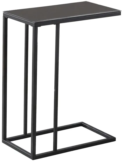 Monarch Specialties C Accent Table in Black by Monarch Specialties