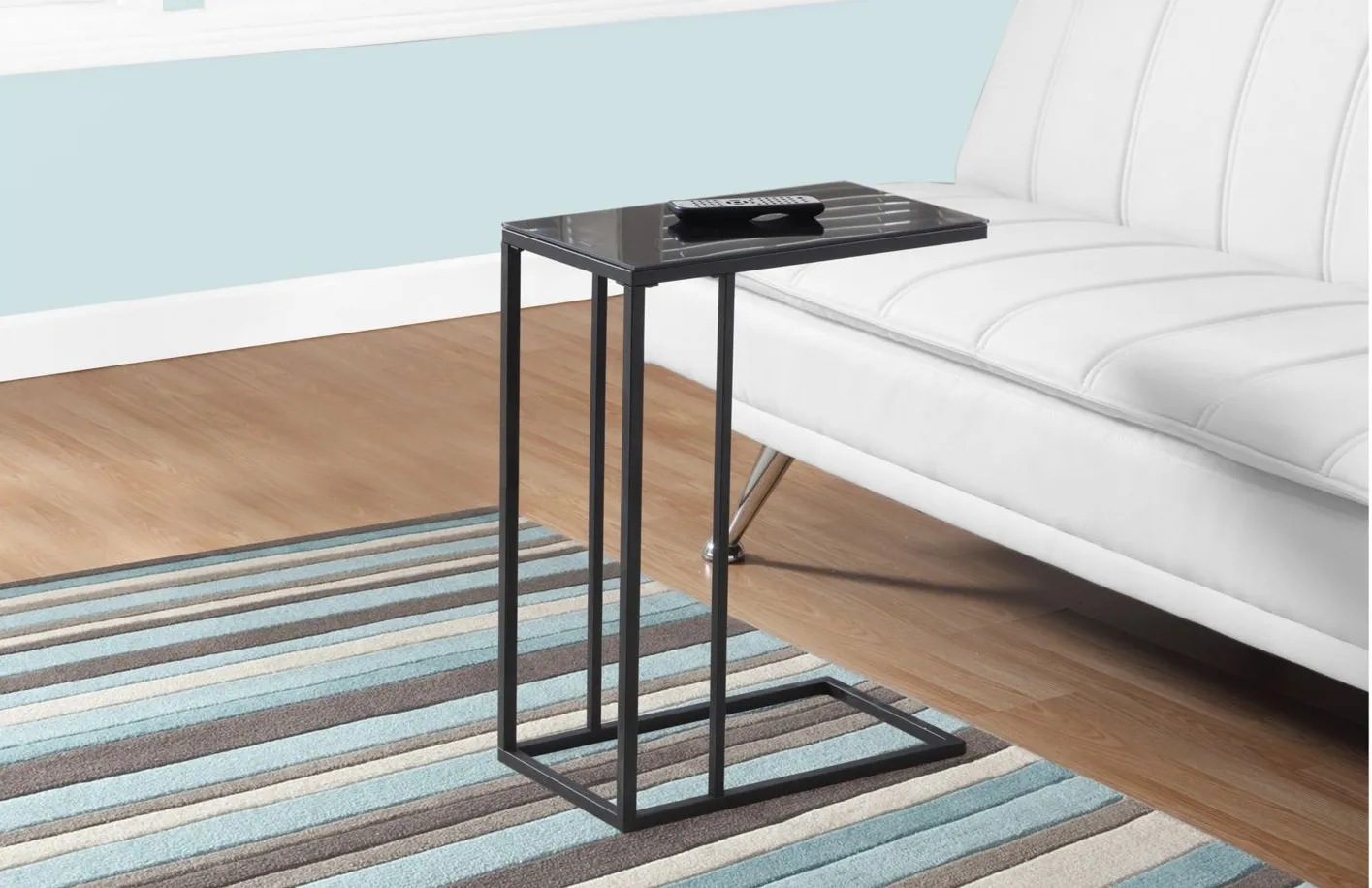 Monarch Specialties C Accent Table in Black by Monarch Specialties