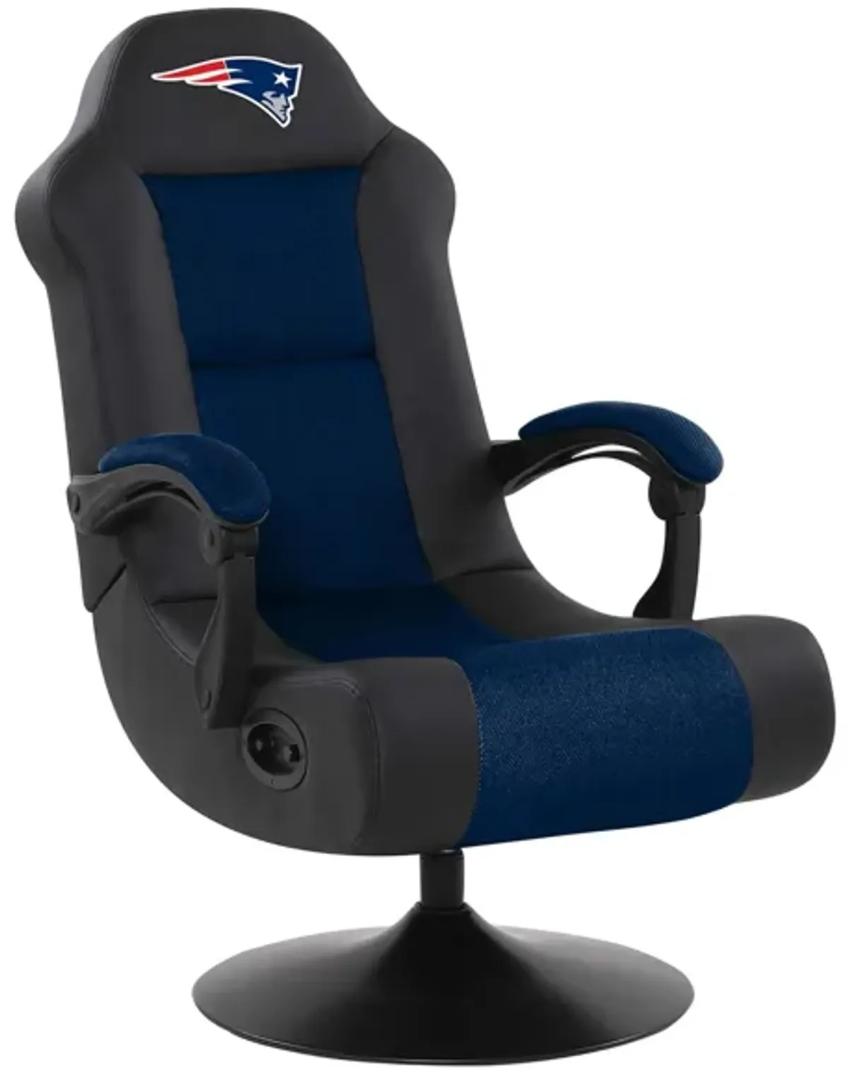 NFL Faux Leather Ultra Gaming Chair in New England Patriots by Imperial International