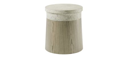 Catalina large Accent Table in Dune by Theodore Alexander