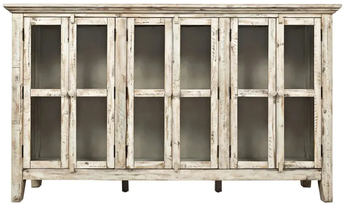 Rustic Shores 70" Accent Cabinet in Vintage Cream by Jofran