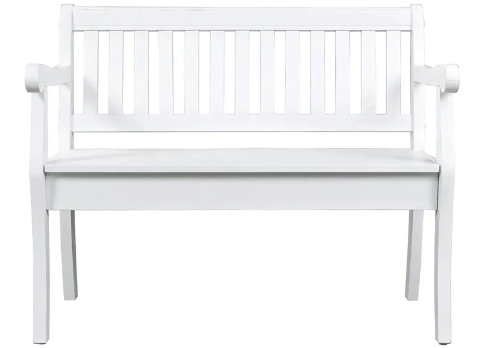 Artisan's Craft Storage Bench in Weathered White by Jofran