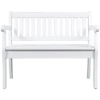 Artisan's Craft Storage Bench in Weathered White by Jofran