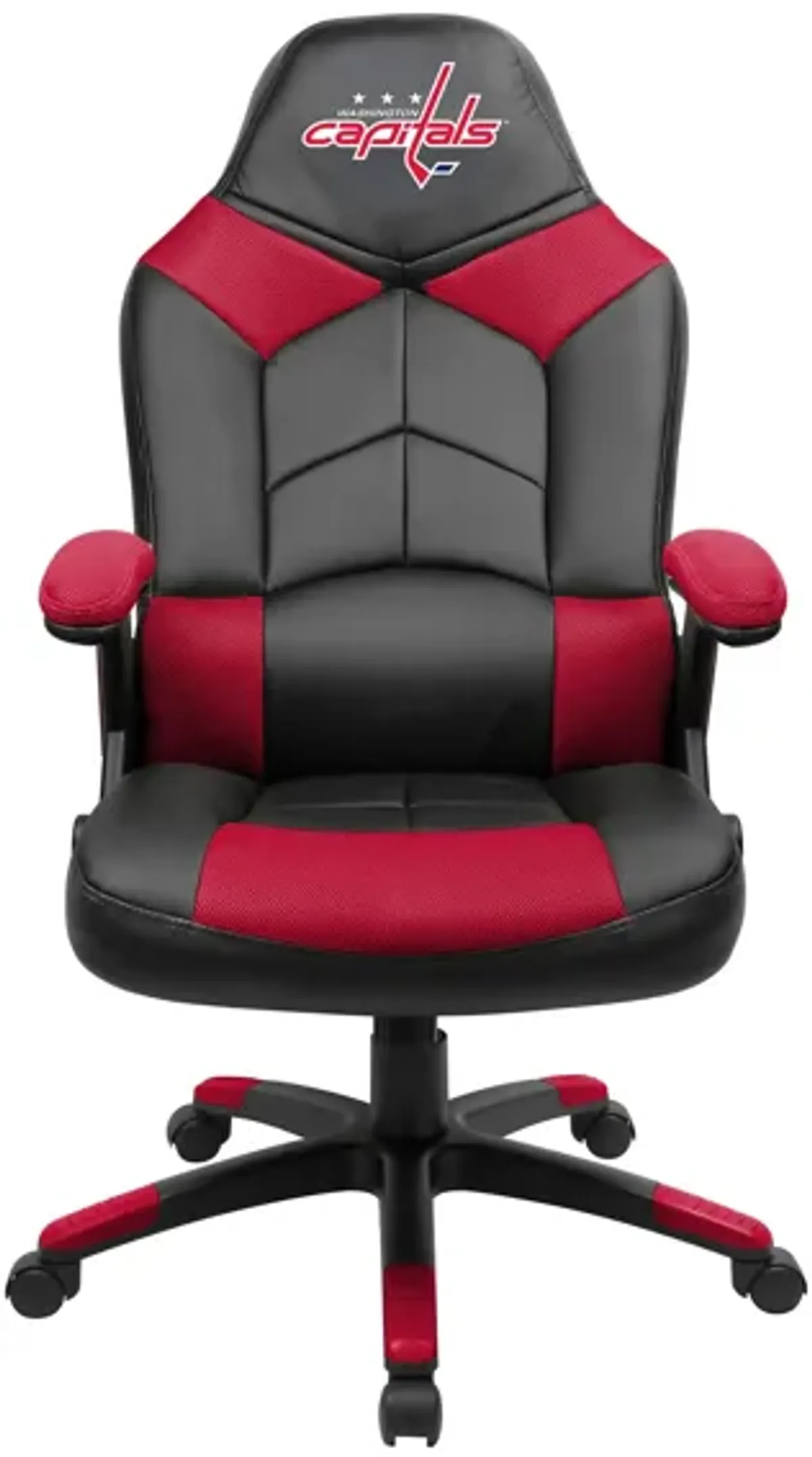 NHL Faux Leather Oversized Gaming Chair in Washington Capitals by Imperial International