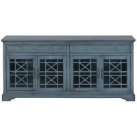 Craftsman 70" TV Console in Antique Blue by Jofran