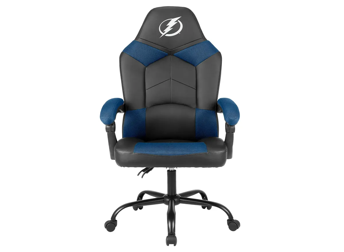 NHL Faux Leather Oversized Gaming Chair in Tampa Bay Lightining by Imperial International