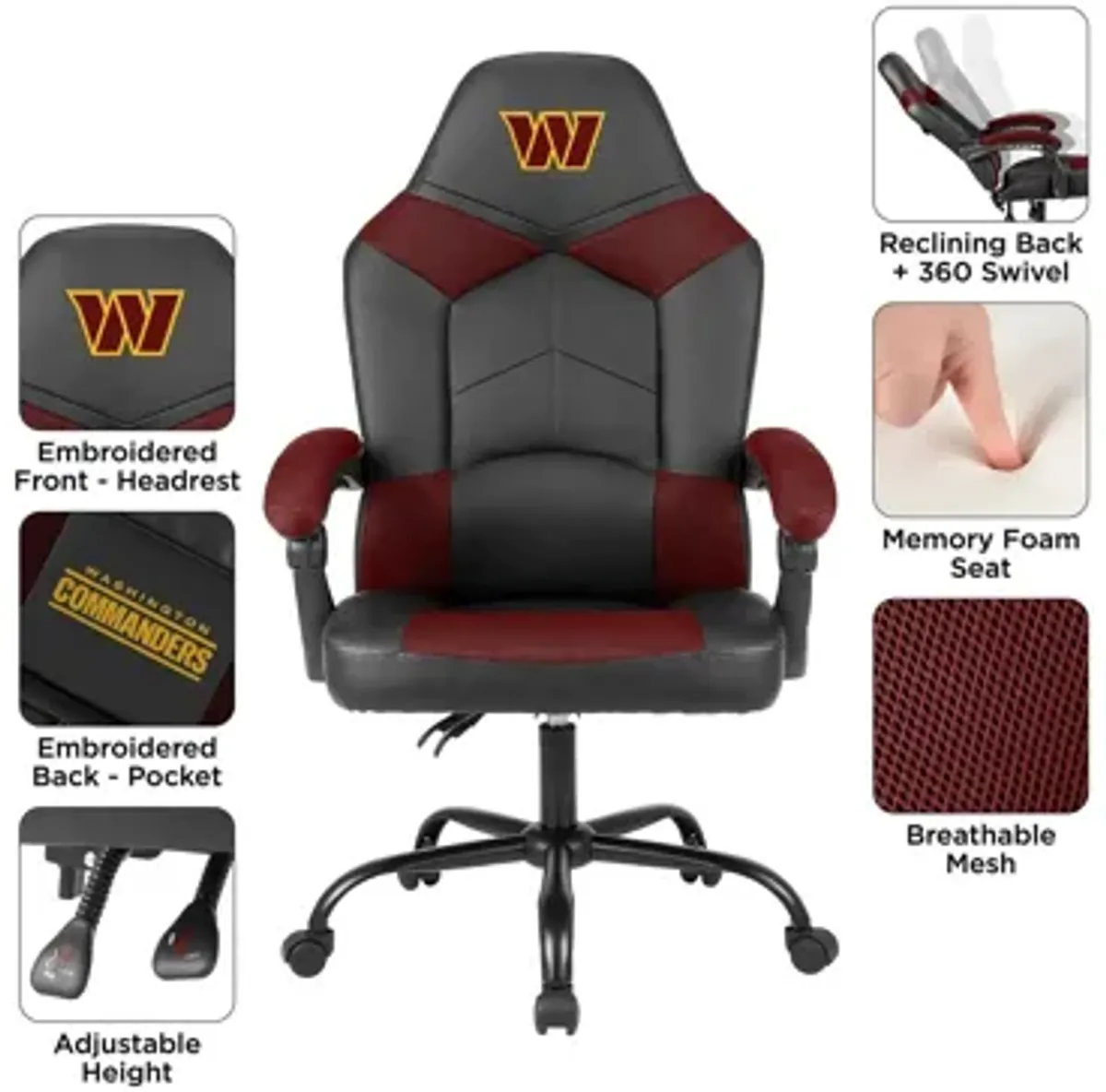 NFL Oversized Adjustable Office Chairs