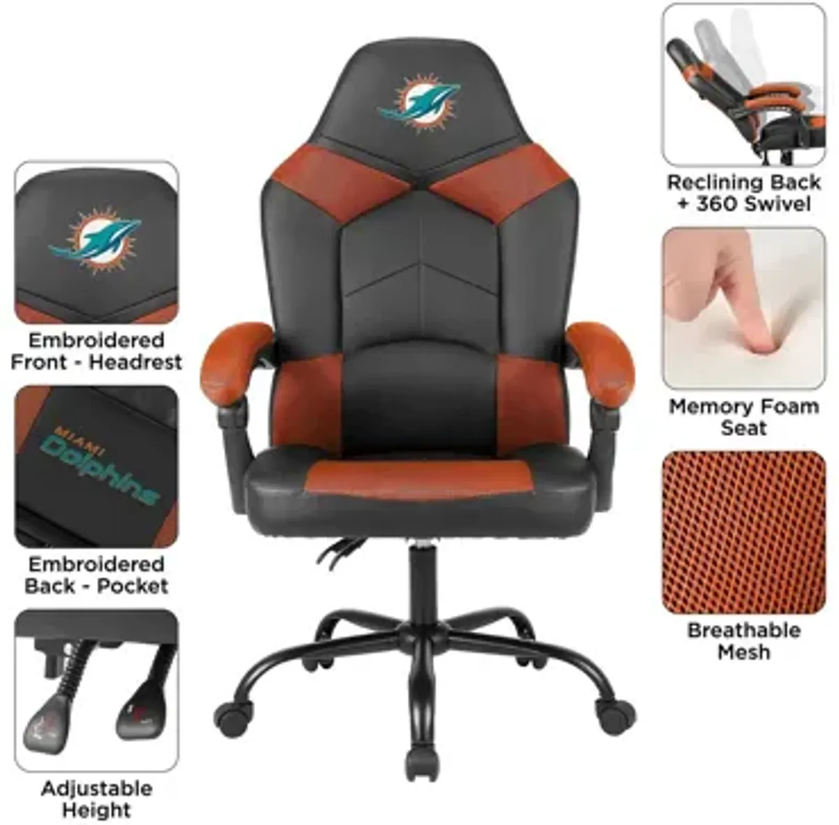 NFL Oversized Adjustable Office Chairs