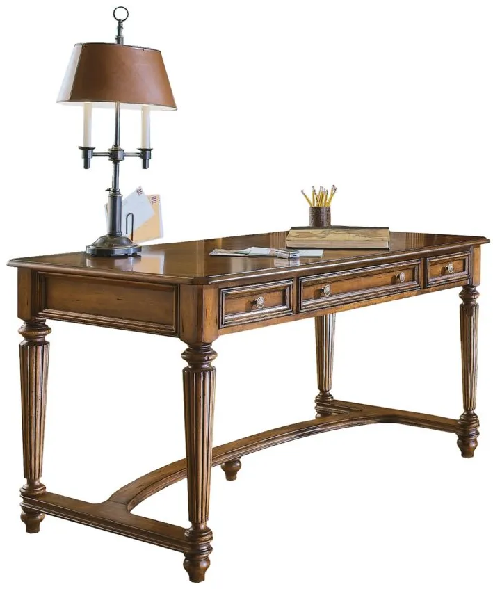 Brookhaven Writing Desk in Distressed Medium Clear Cherry by Hooker Furniture