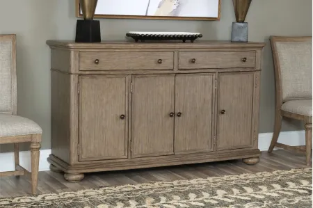 Camden Heights Credenza in Chestnut by Legacy Classic Furniture