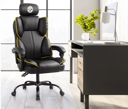 NFL Office Champ Chairs in Pittsburg Steelers by Imperial International