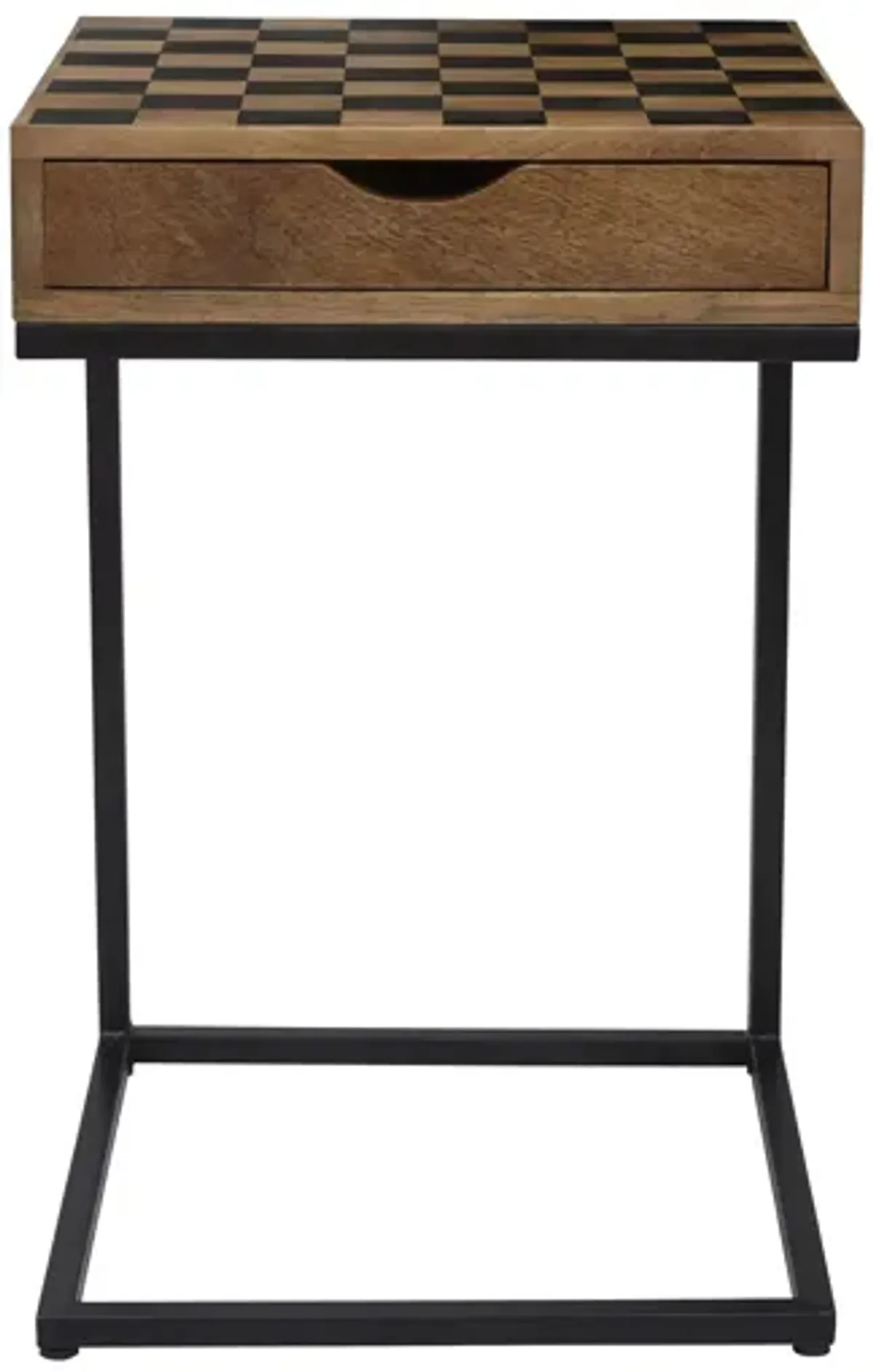Global Archive Checkerboard Accent Table