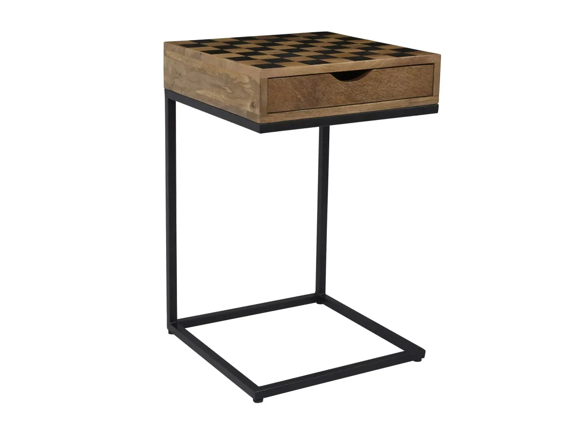 Global Furniture Archive Checkerboard Accent Table in Checkerboard by Jofran