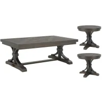 Holloway 3PC Occasional Tables in Espresso by Davis Intl.