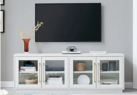Donovan TV Stand in White by Hudson & Canal