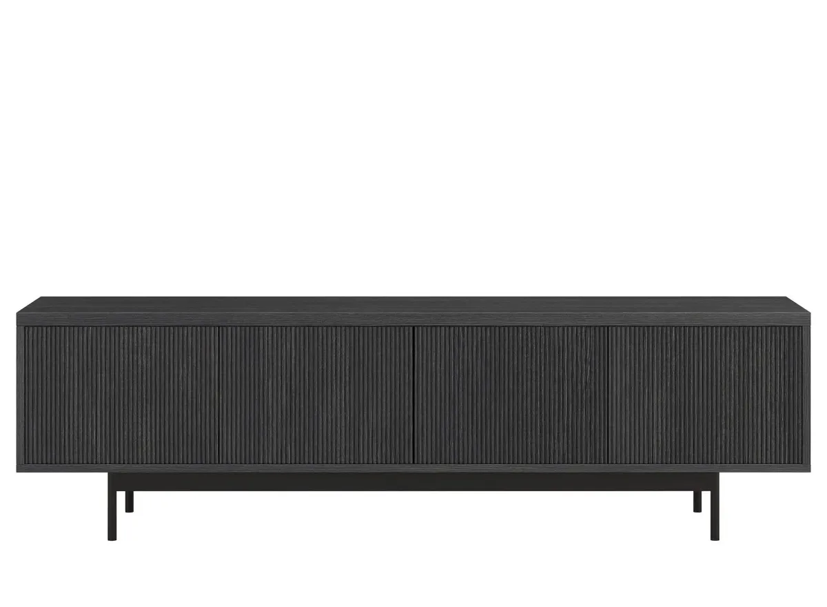 Whitman TV Stand in Charcoal Gray by Hudson & Canal