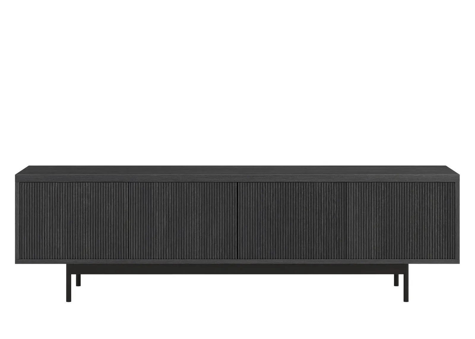 Whitman TV Stand in Charcoal Gray by Hudson & Canal