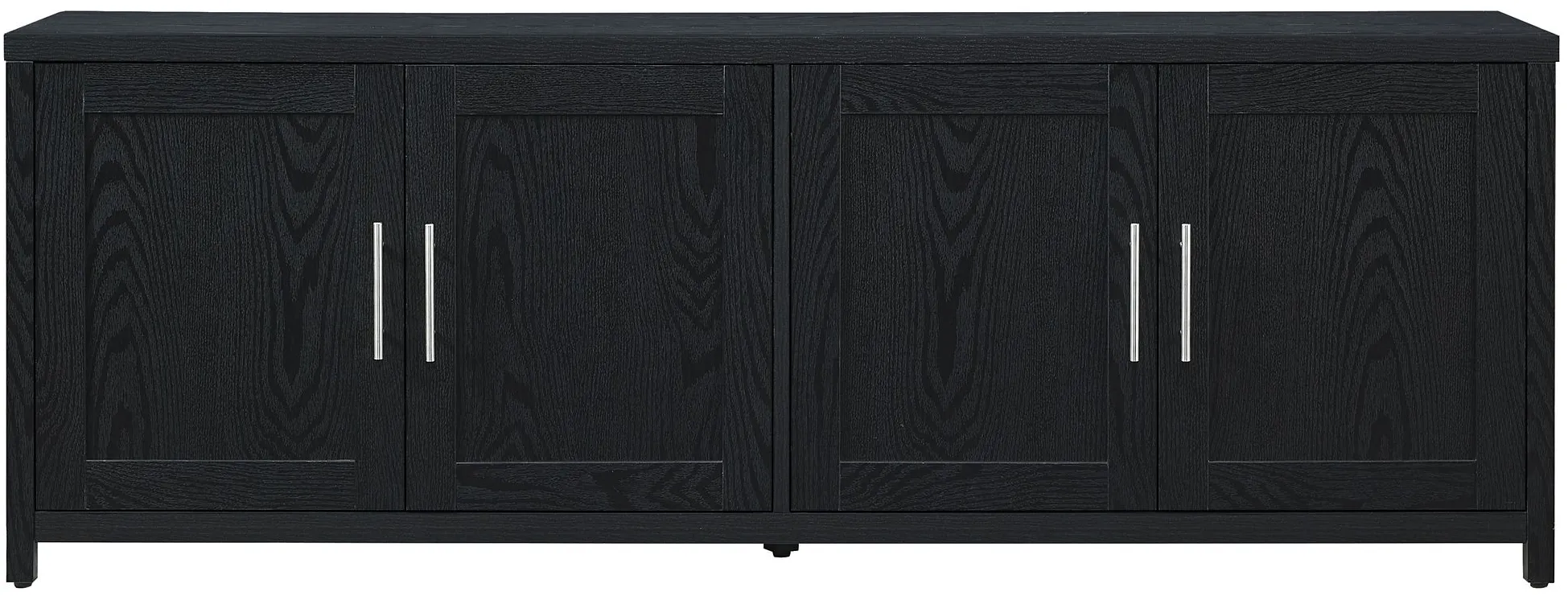 Strahm TV Stand in Black Grain by Hudson & Canal