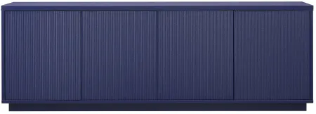 Aria TV Stand in Dark Blue by Hudson & Canal