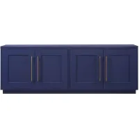 Smith TV Stand in Dark Blue by Hudson & Canal