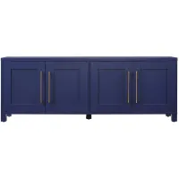 Chabot TV Stand in Dark Blue by Hudson & Canal