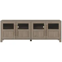 Sarmento TV Stand in Antiqued Gray Oak by Hudson & Canal