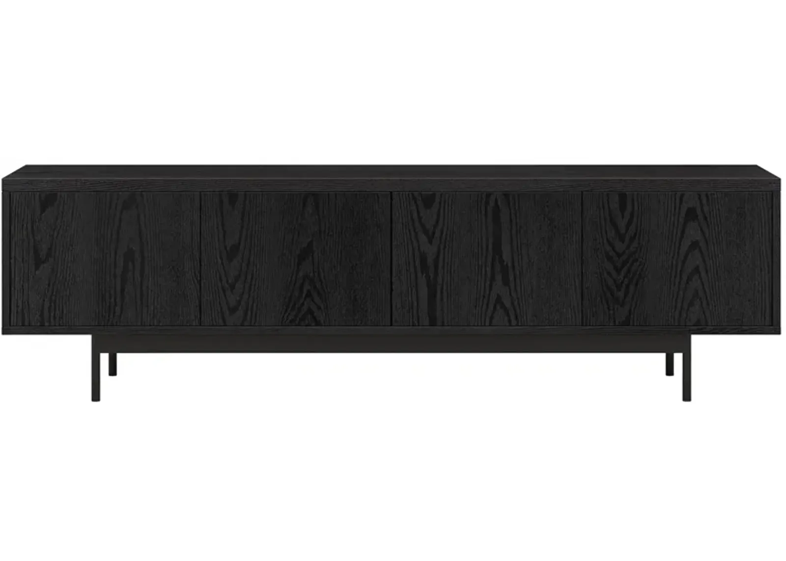 Abington TV Stand in Black Grain by Hudson & Canal