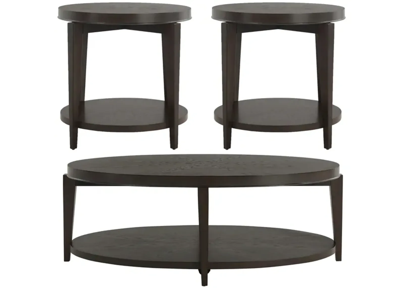 Penton 3-pc. Occasional Tables in Espresso Stone by Liberty Furniture