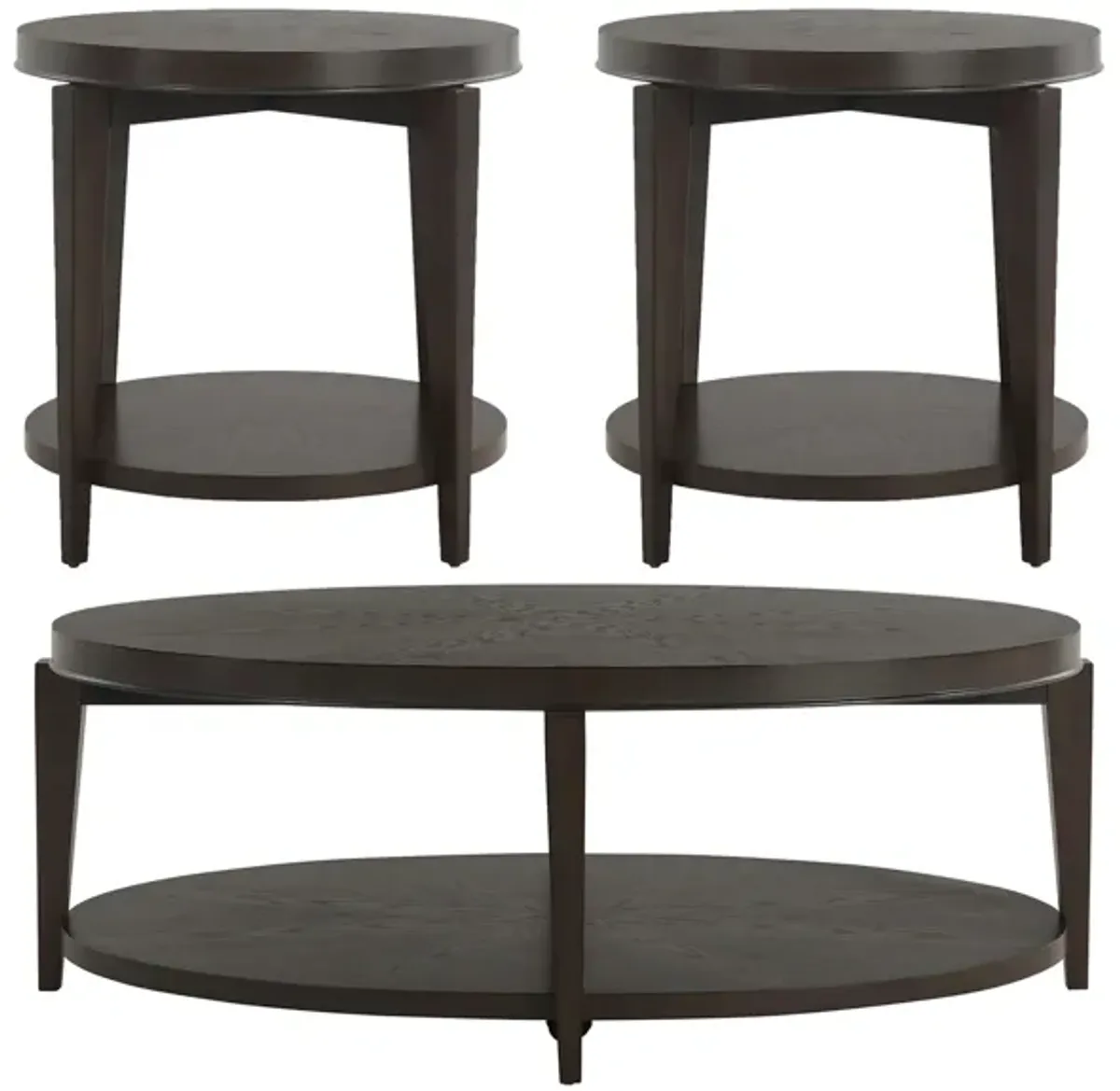 Penton 3-pc. Occasional Tables in Espresso Stone by Liberty Furniture