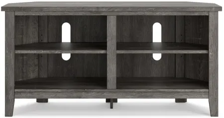 Arlenbry Corner TV Stand in Gray by Ashley Express
