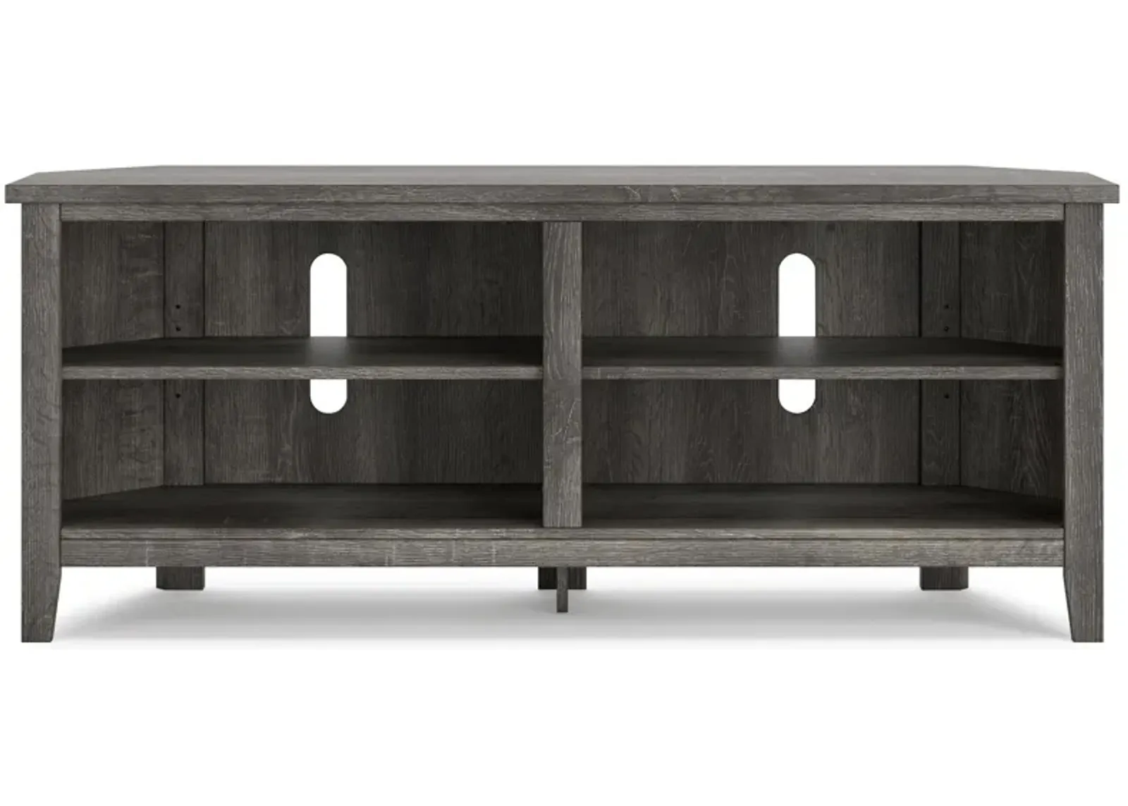 Arlenbry Corner TV Stand in Gray by Ashley Express