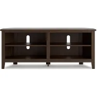 Camiburg Corner TV Stand in Warm Brown by Ashley Express