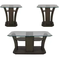 Tanny 3-pc. Occational Tables in Gray by Elements International Group