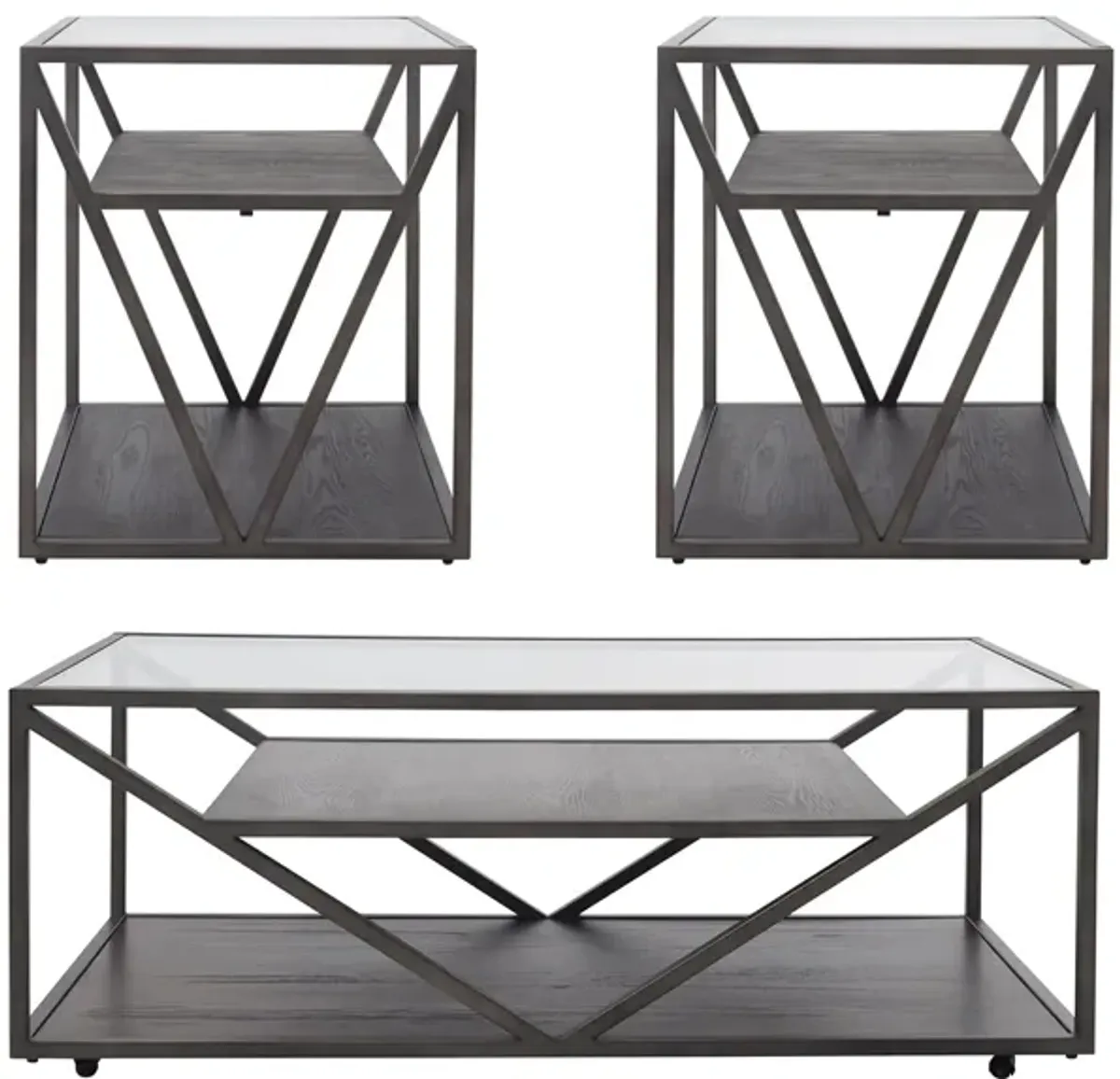 Barista 3-pc. Occasional Tables in Brown by Liberty Furniture